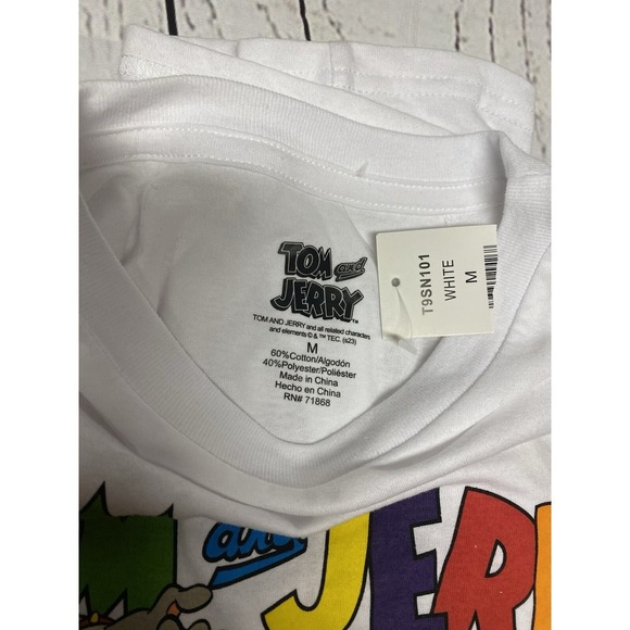 Tom & Jerry Tshirt Unisex Size M Vintage NWT - Picture 4 of 4